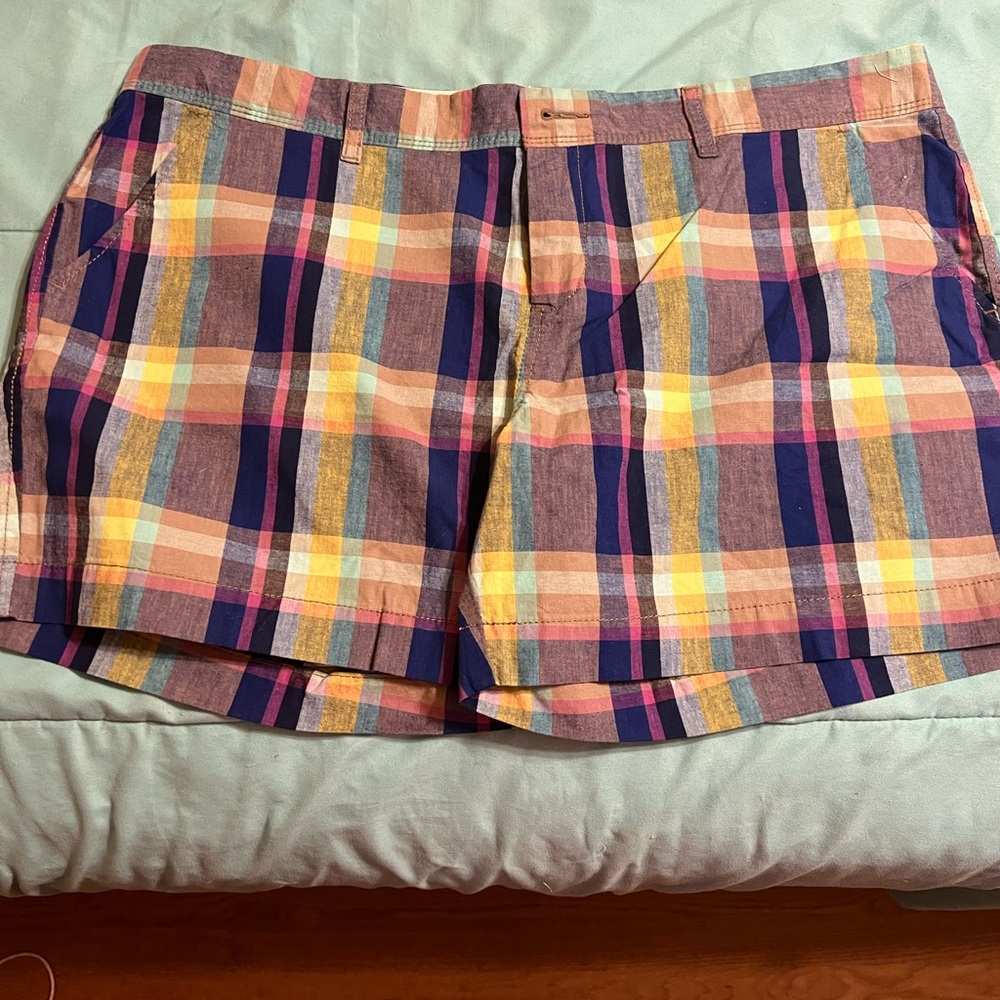 Old Navy plaid shorts
